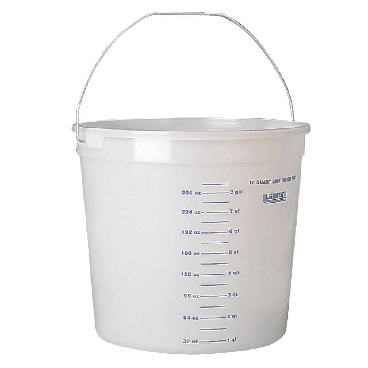 Sustainable Leaktite 10 Qt. Clear Plastic Pail with Measuring Increments Environmentally Friendly