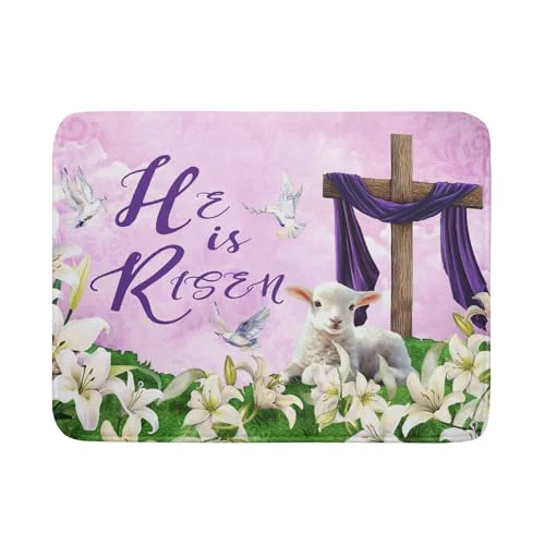 Lightweight Easter Purple Dish Drying Mat Soft
