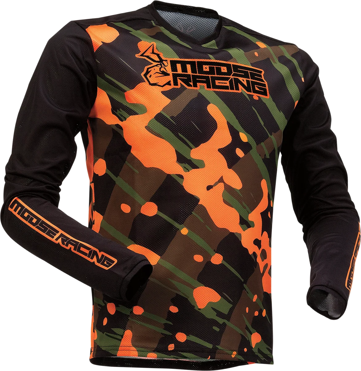 Professional MOOSE RACING Youth Agroid Mesh Jersey – Olive Orange – XS 2912-2174 Elegant