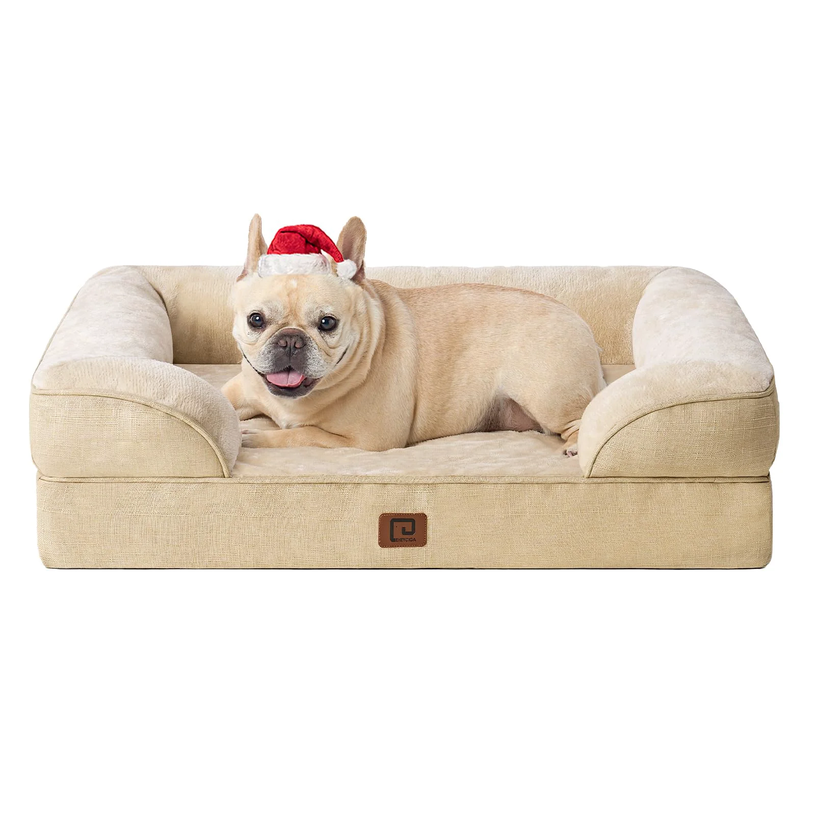 Classic EHEYCIGA Orthopedic Memory Foam Dog Bed for Small Dogs – Waterproof Bolstered Washable Cover Dependable