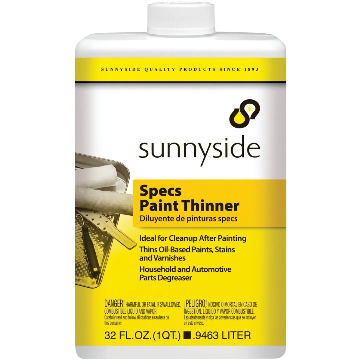 Versatile Sunnyside 1 Quart Specs Paint Thinner Verified