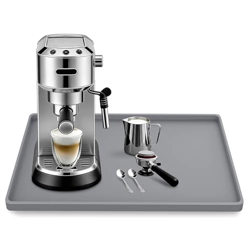 Original Silicone Coffee Maker Mat with Lip for Countertops Exclusive