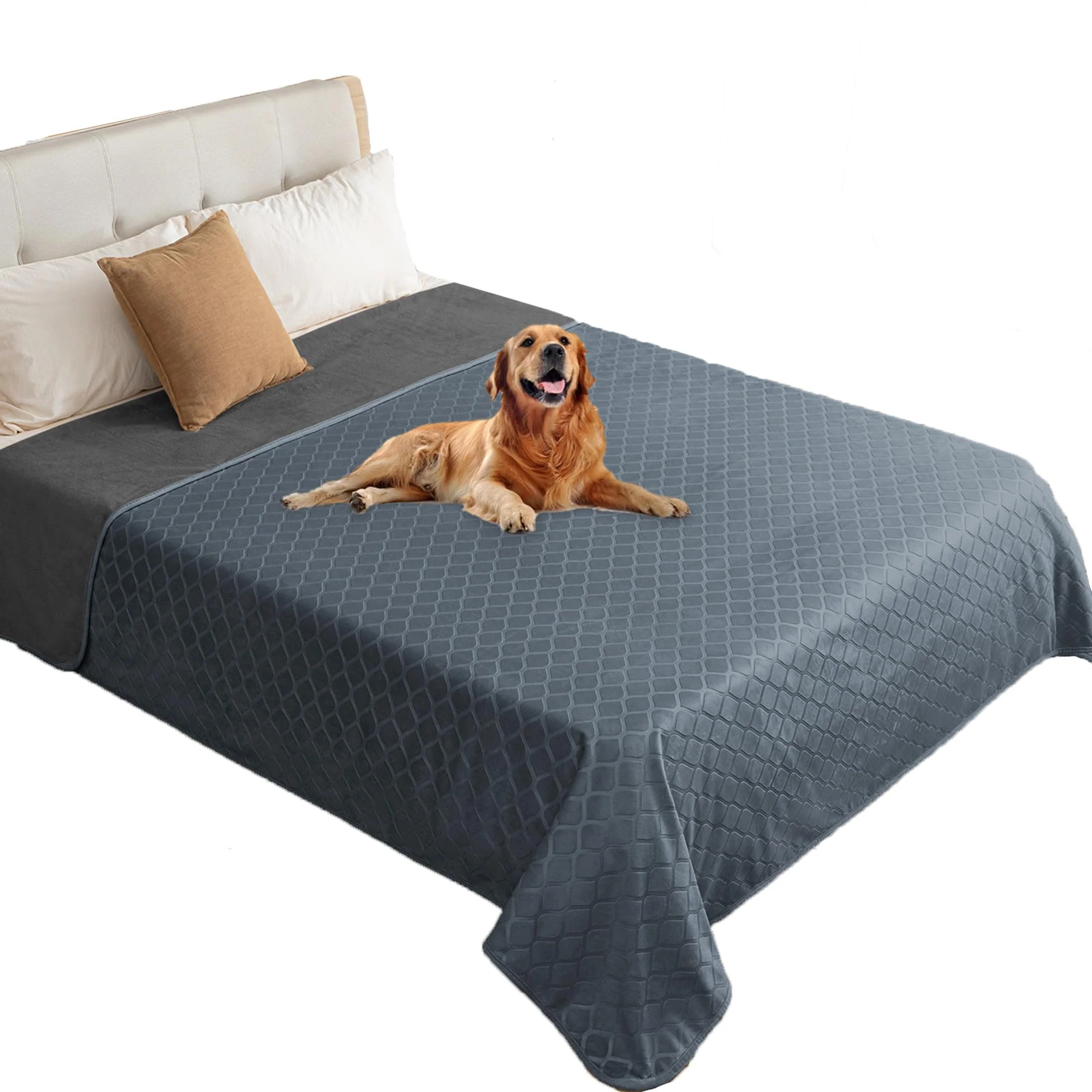 Original Design fuguitex Waterproof Dog Blanket Bed Cover – Plush Reversible Multi-Use for Couch Protection Prestigious