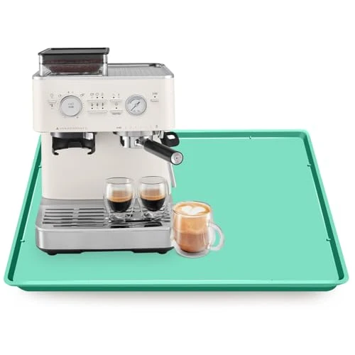 Exclusive Silicone Coffee Maker Mat with Lip for Countertops Classic