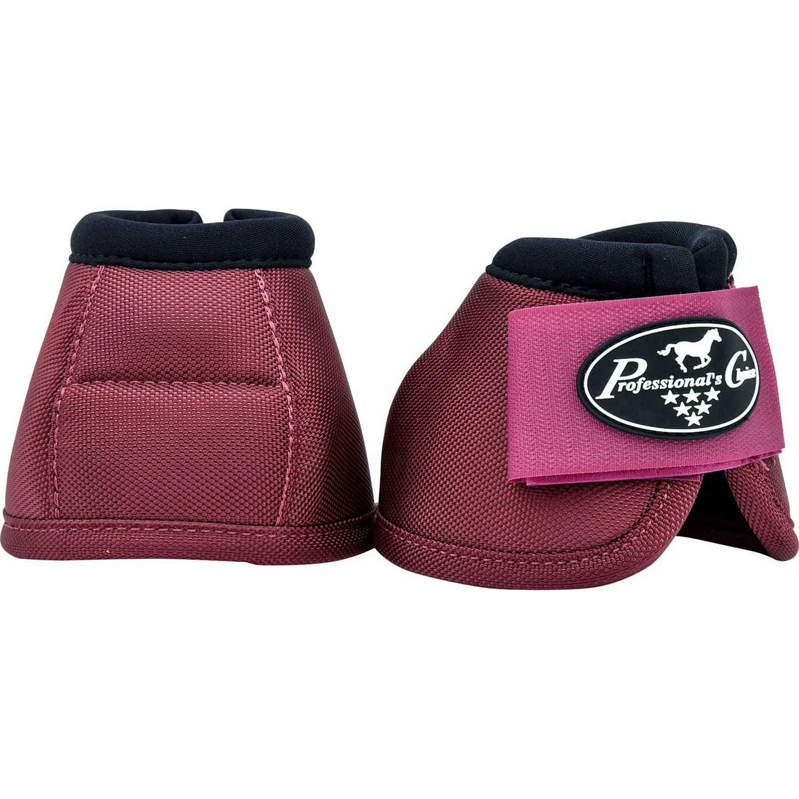 Original Design Professional’s Choice Ballistic Overreach Bell Boots for Horses Durable Quick-Wrap Protection Small Wine Official