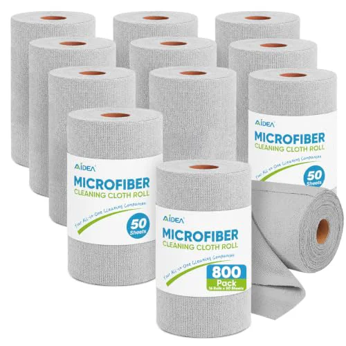 Superior Microfiber Cleaning Cloth Roll 800 Count Smooth