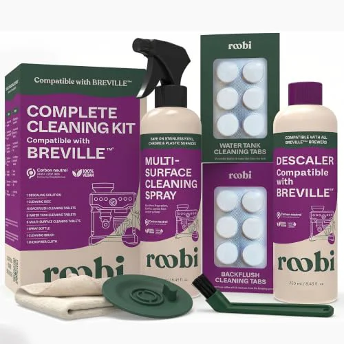 Top-Quality Espresso Complete Cleaning Kit Compatible with Breville 16.9 Fl Oz High-Grade