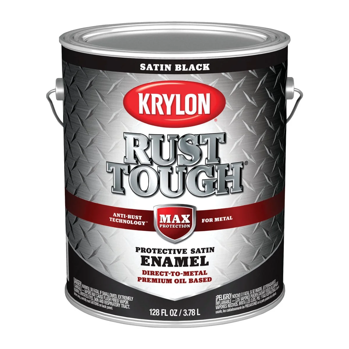 Trendy Valspar Anti-Rust Oil-Based Satin Armor Rust Control Enamel Black 1 Gal. Exclusive