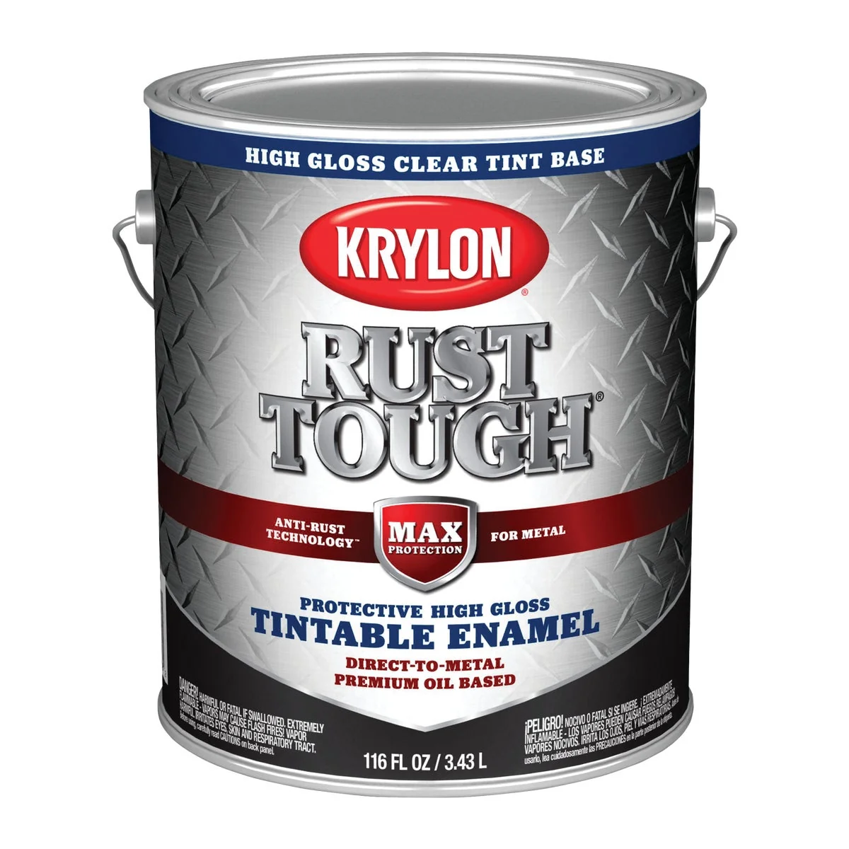 World-Class Valspar Anti-Rust Oil-Based Gloss Armor Rust Control Enamel Clear Base 1 Gal. Specialty