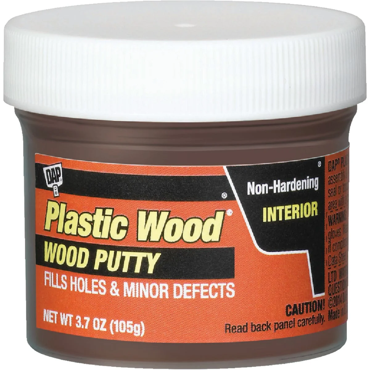 Solid DAP Plastic Wood 3.7 Oz. Red Mahogany Wood Putty Practical