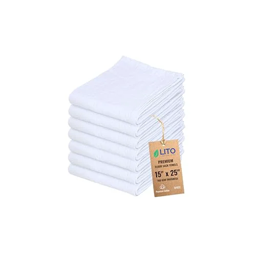 Carefully Designed Flour Sack Towels 7 Count Lightweight