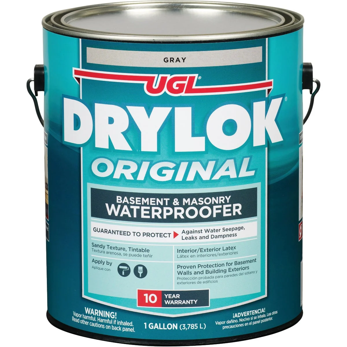 Authentic Drylok Gray Latex Masonry Waterproofer 1 Gal. Clean