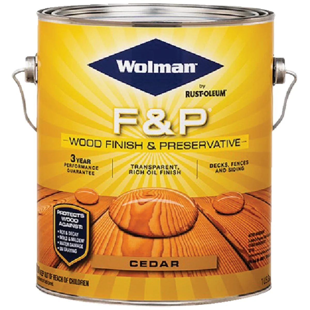 Verified Wolman F P Transparent Wood Finish And Preservative Cedar 1 Gal. Superior