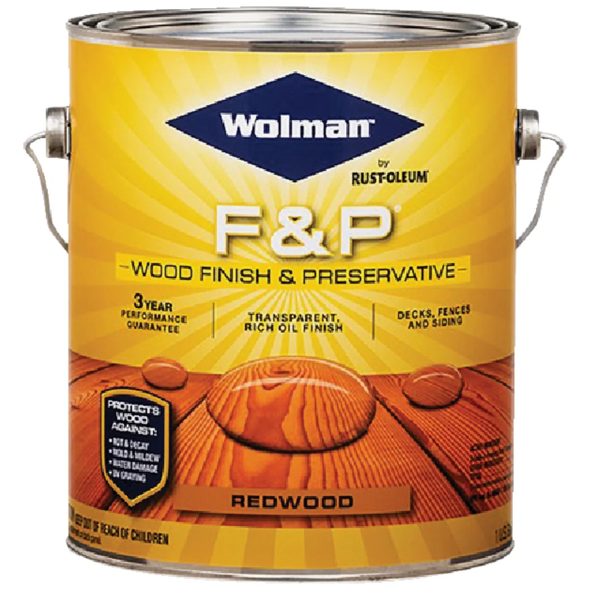 Functional Wolman F P Transparent Wood Finish And Preservative Redwood 1 Gal. Modern