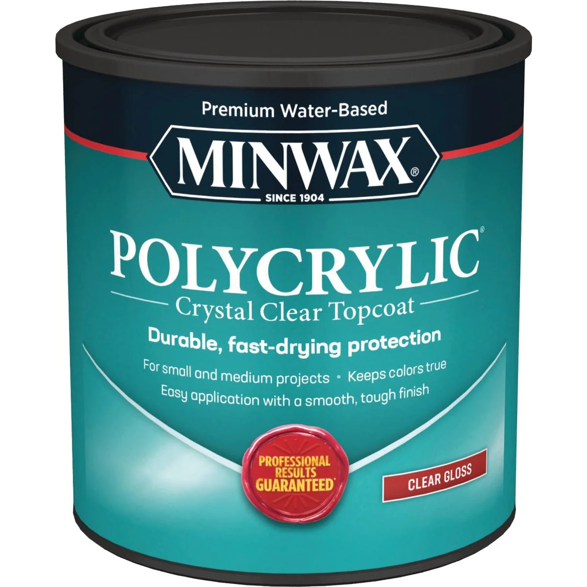 Eco-Friendly Minwax Polycrylic 1 Qt. Gloss Water Based Protective Finish Environmentally Friendly