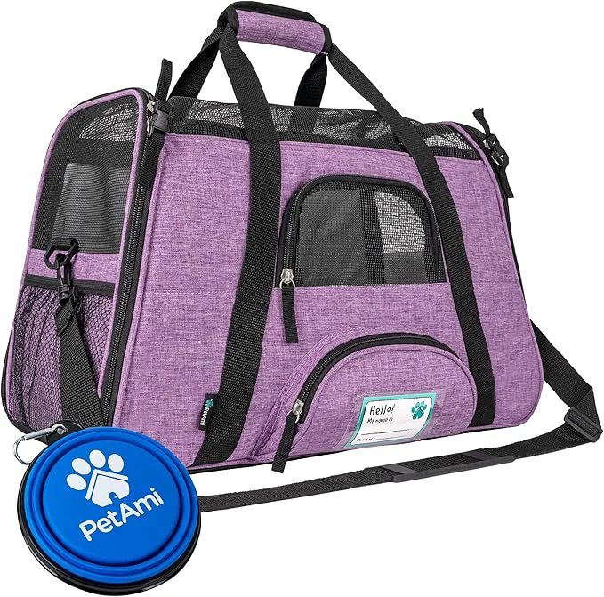 Elite PetAmi Airline Pet Carrier Sophisticated
