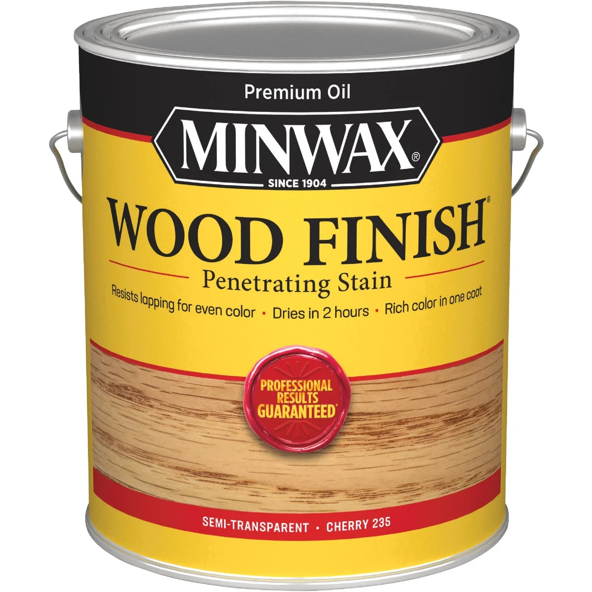 Organic Minwax Wood Finish Penetrating Stain Cherry 1 Gal. Elite