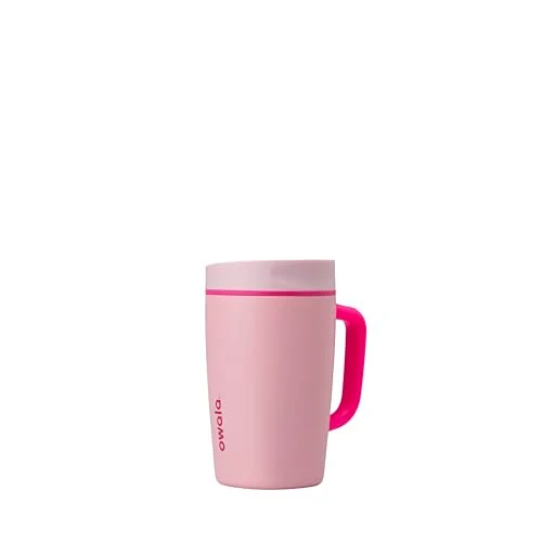 Advanced SmoothSip Slider Stainless Steel Insulated Travel Mug with Handle Sustainable
