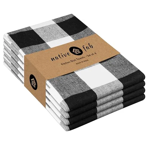 Advanced 4 Pack Kitchen Towel with Hanging Loop 16×26 inches Artisan