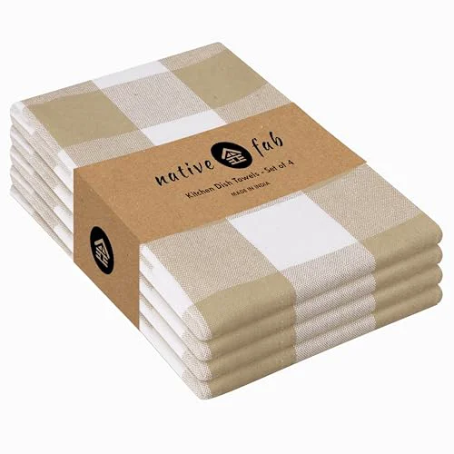 Consistent 4 Pack Buffalo Check Kitchen Towel 16 x26 4 Count Relaxed