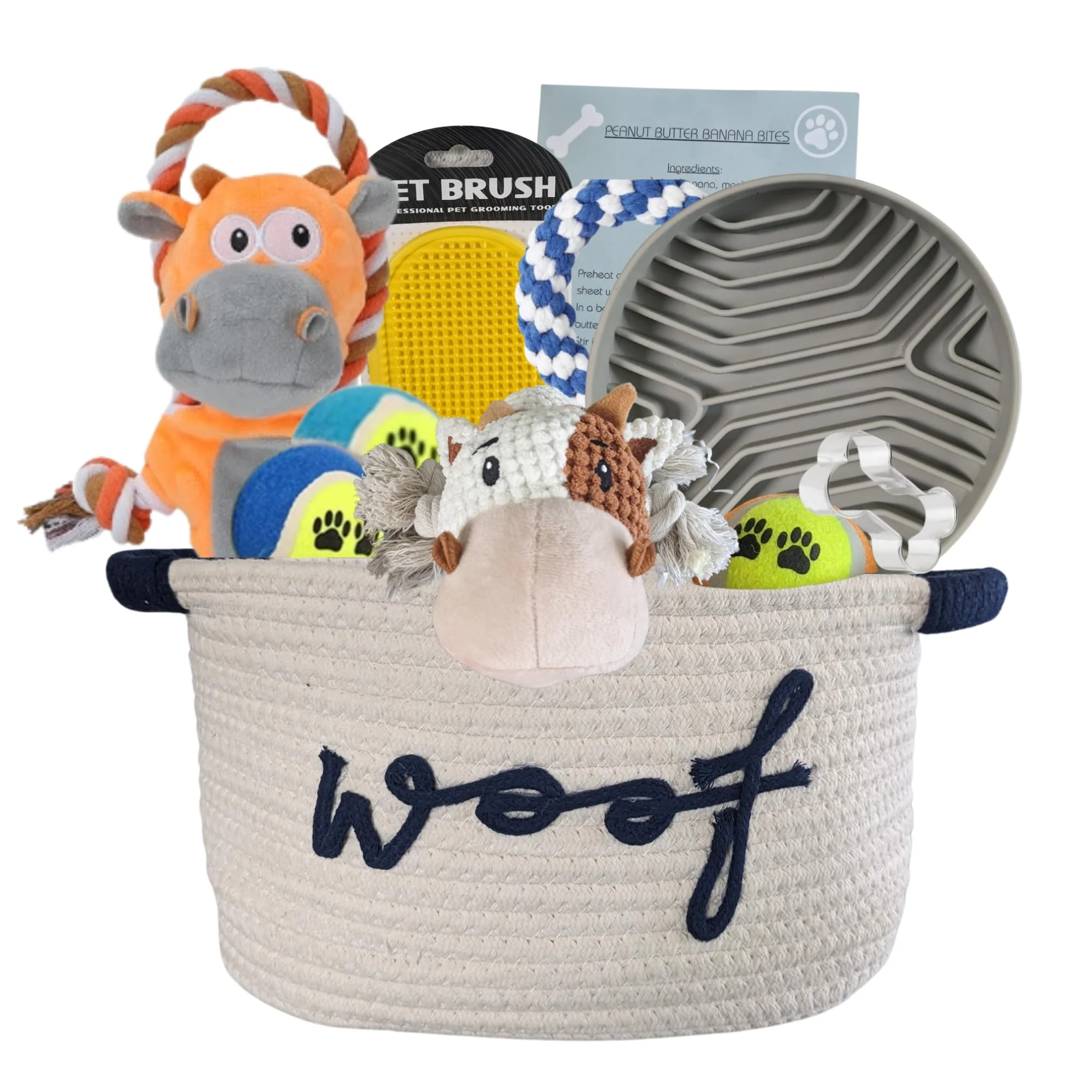 High-Grade Paws For Reaction New Puppy Gift Basket Fine