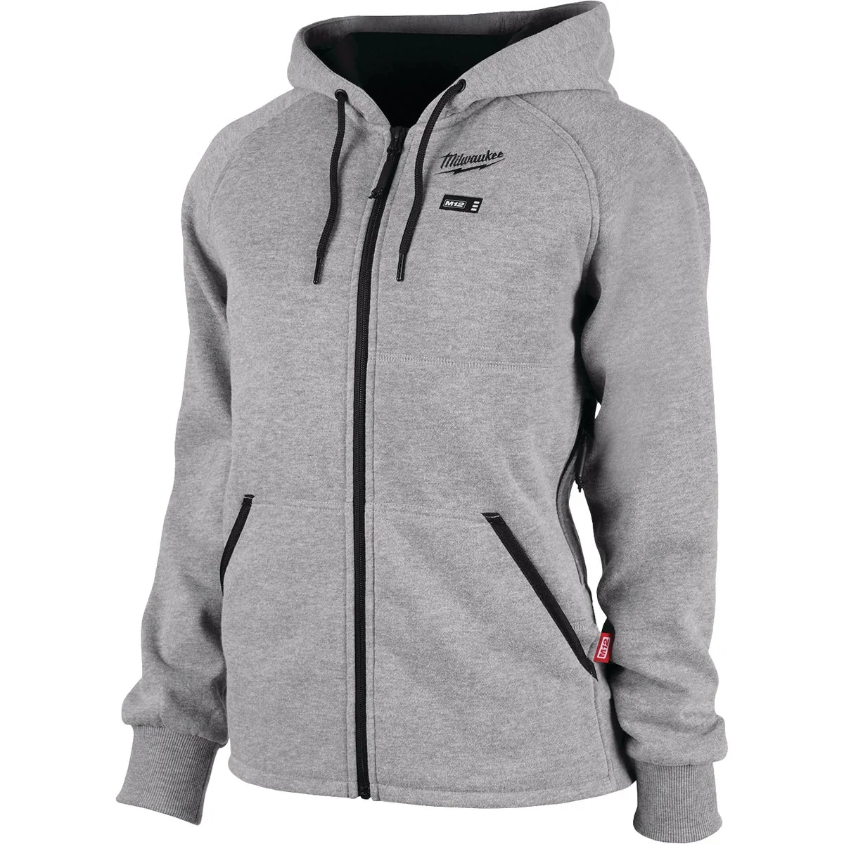 Reusable Milwaukee M12 Women’s XL Gray Cordless Heated Hoodie Secure
