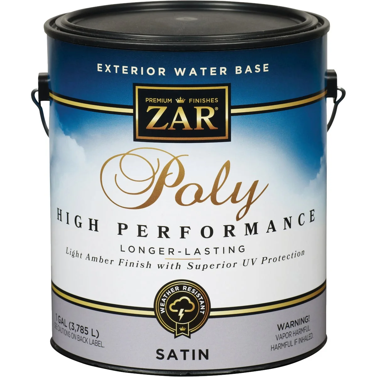 Fine ZAR Satin Clear Exterior Polyurethane 1 Gal. Carefully Designed