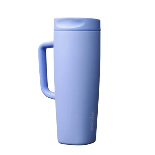 Fine SmoothSip Slider Stainless Steel Insulated Travel Mug with Handle