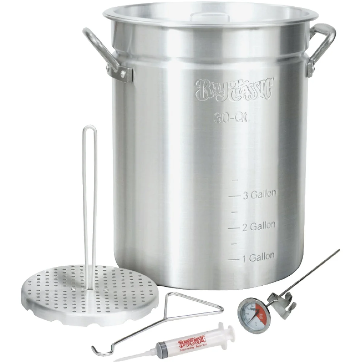 Premium Material Bayou Classic 30 Qt. Outdoor Turkey Fryer Pot with Vented Lid Fashionable