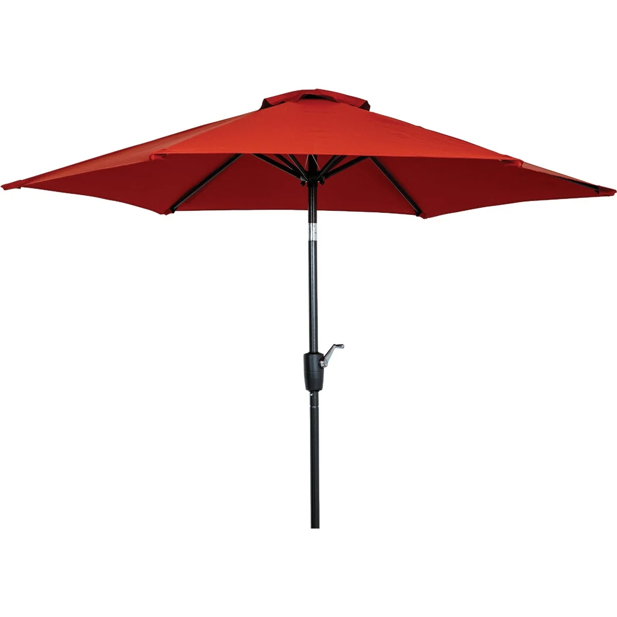 Durable Outdoor Expressions 7.5 Ft. Aluminum Tilt Crank Crimson Red Patio Umbrella Quality