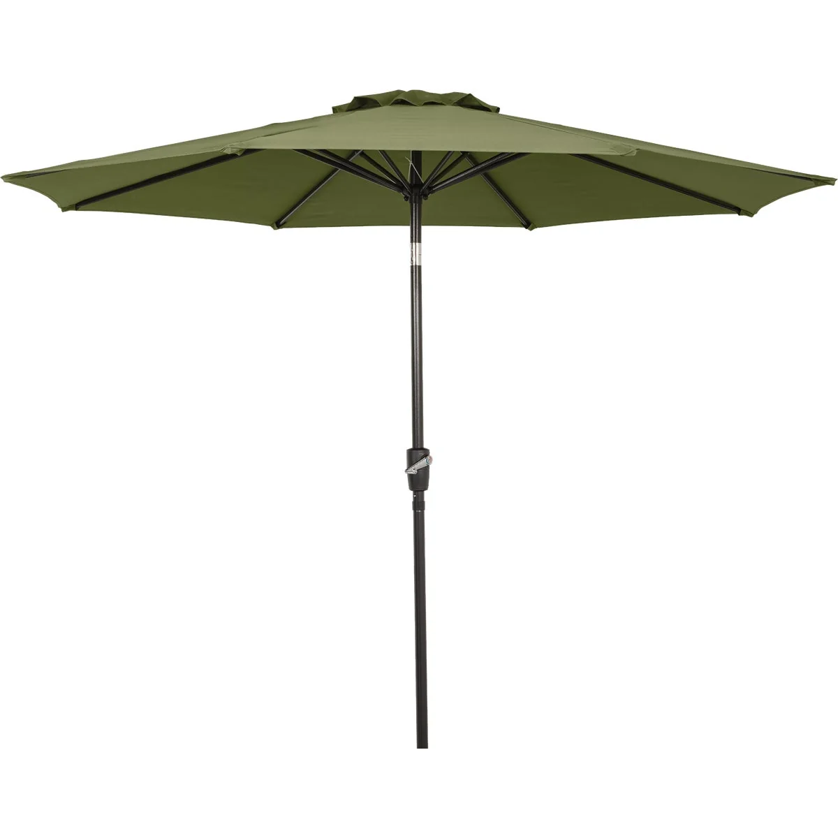 Fast Outdoor Expressions 9 Ft. Aluminum Tilt Crank Heather Green Patio Umbrella Exclusive