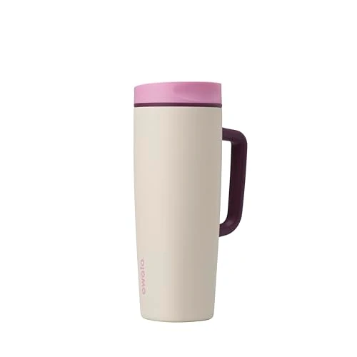 First-Class SmoothSip Slider Stainless Steel Insulated Travel Mug with Handle Contemporary