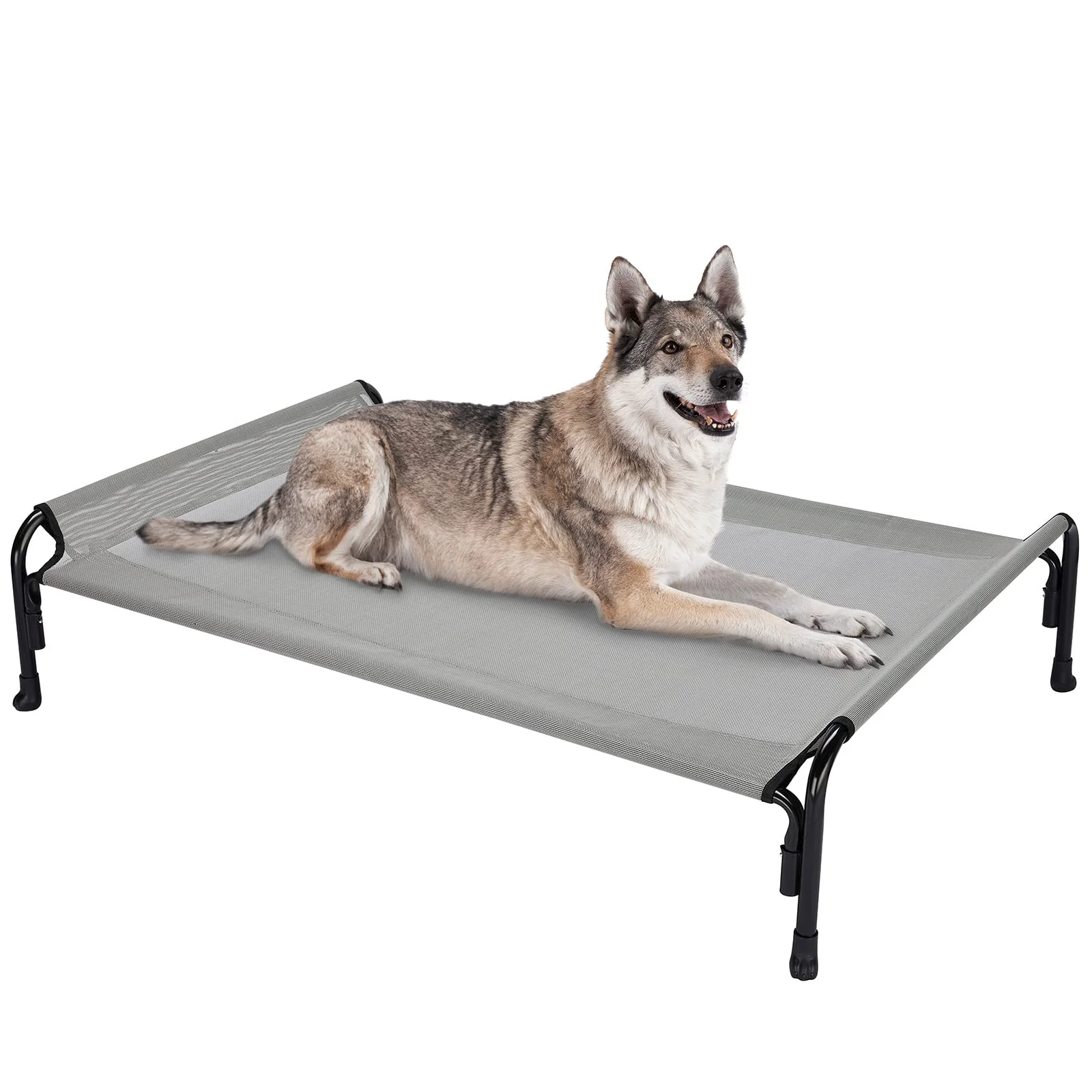 Enhanced Veehoo Outdoor d Dog Bed for Large Dogs – Breathable Mesh Waterproof Sturdy Frame CWC2204 Reliable