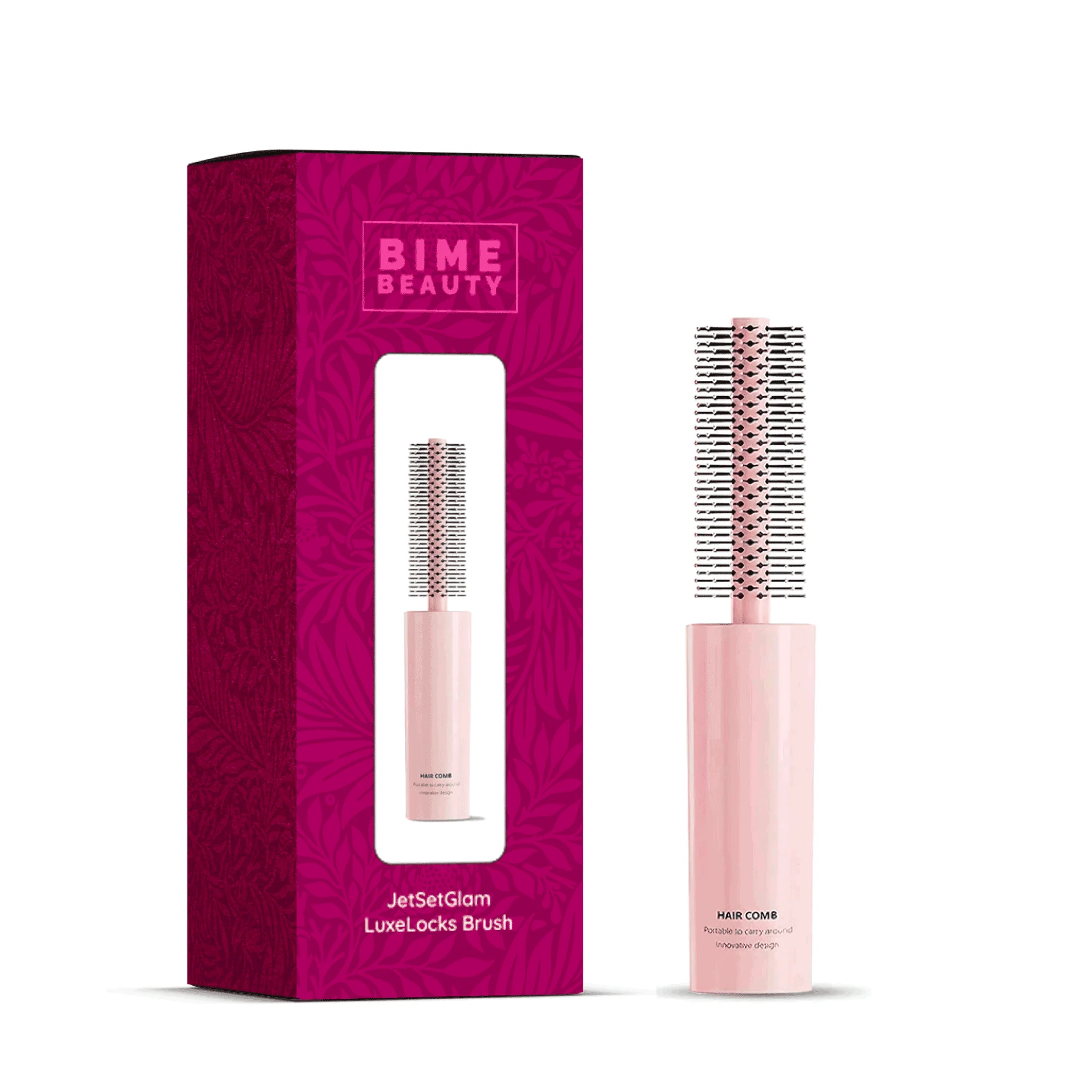 Durable JetSetGlam LuxeLocks Travel Brush Functional