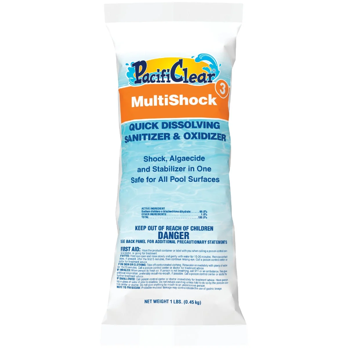 Expertly Made PacifiClear 1 Lb. MultiShock Granule Pure
