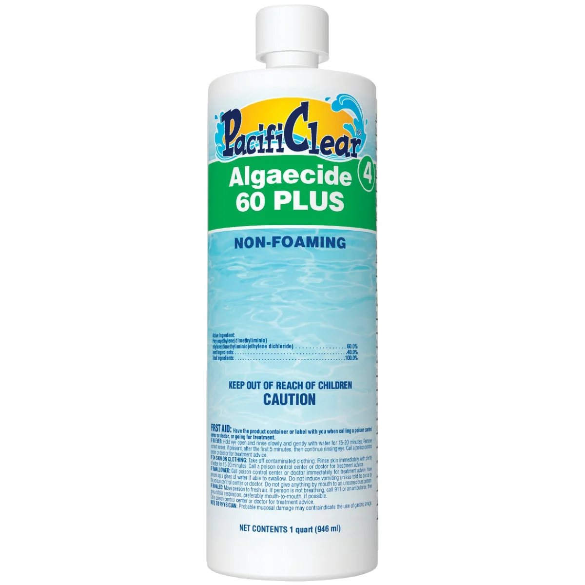 Crafted PacifiClear Algaecide 60 Plus 1 Qt. Liquid Algae Control Effective