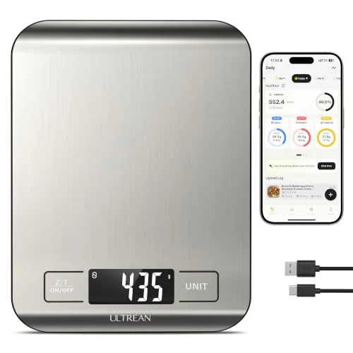Breathable Smart Food Kitchen Scale with Nutritional Calculator Secure
