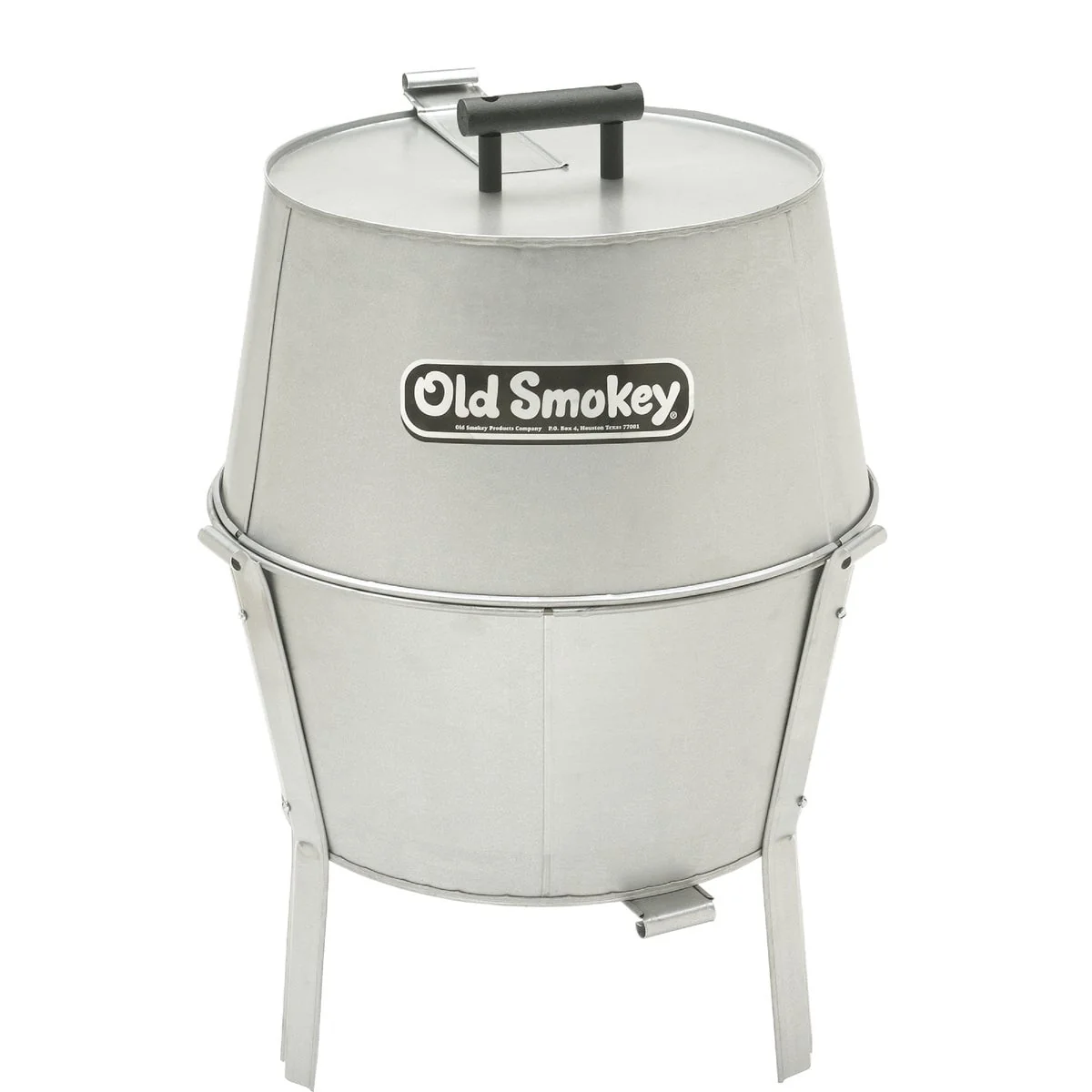 Unique Old Smokey Classic 18 In. Dia. Silver Charcoal Grill Excellent