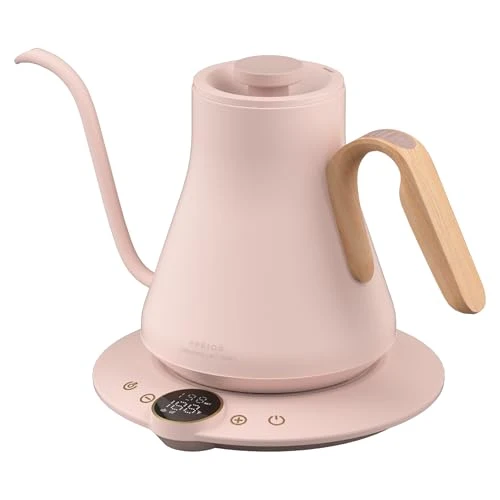 Authentic Gooseneck Electric Kettle with ±1℉ Temperature Control 0.9 Liter Verified