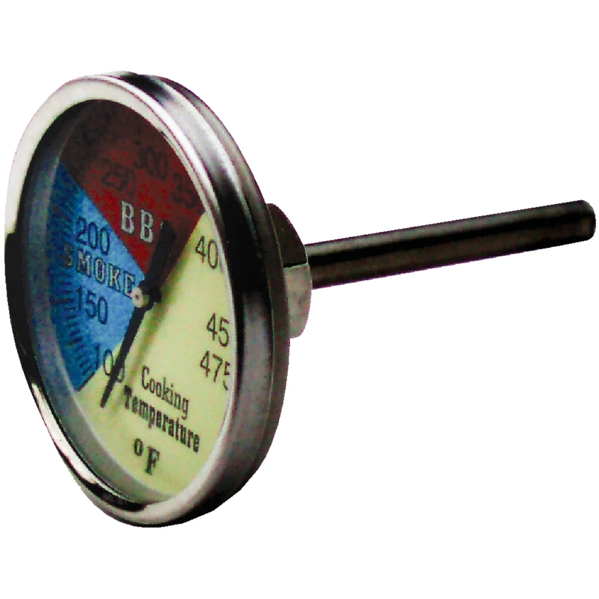 Natural Old Smokey Products Analog 2 In. Stainless Steel Temperature Gauge Thermometer Crafted