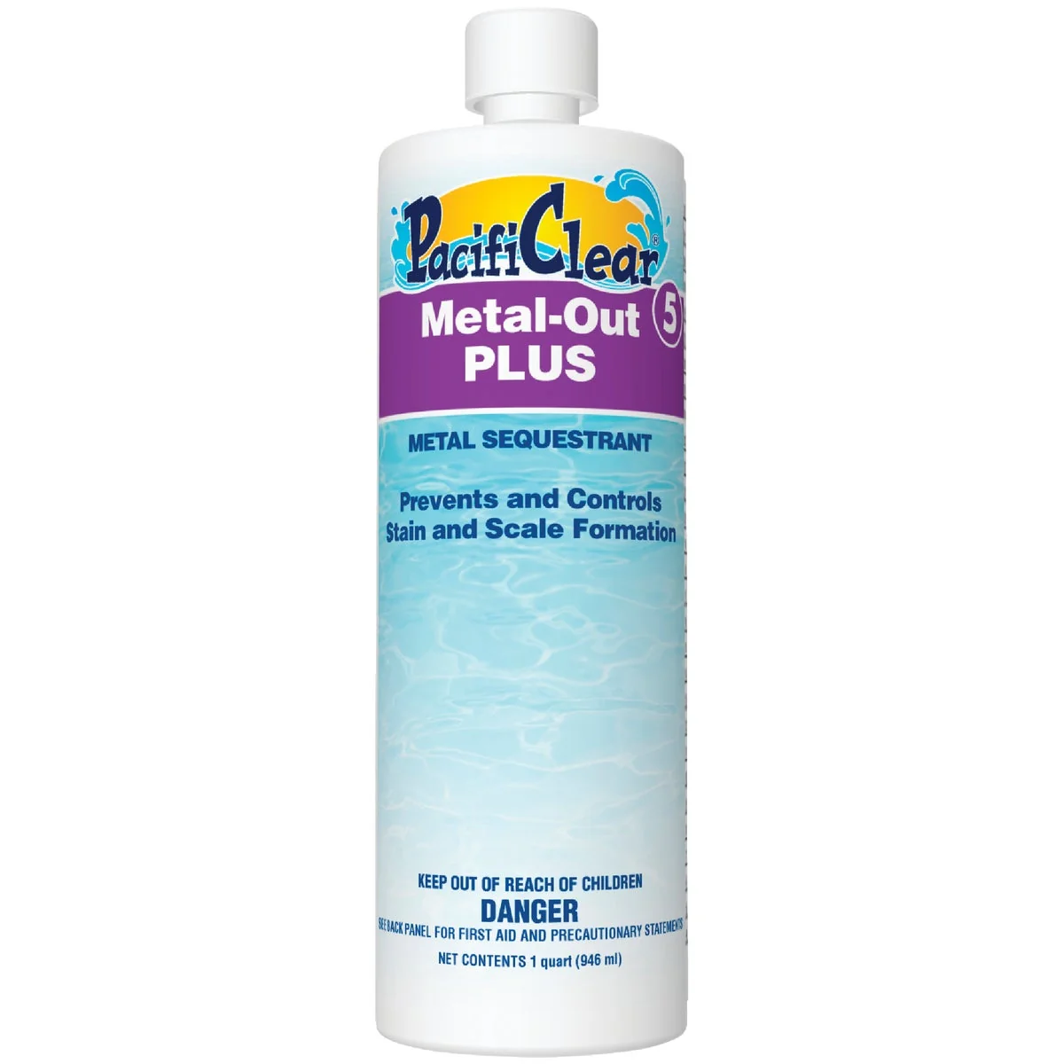 Dependable PacifiClear 1 Qt. Liquid Metal-Out Plus Metal Control Specialty