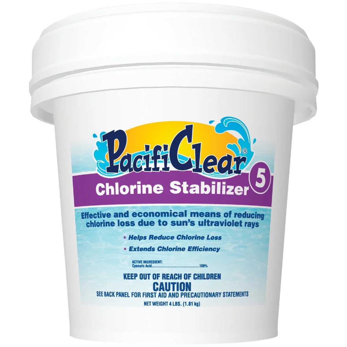 Fine PacifiClear 4 Lb. Chlorine Stabilizer Granule Smooth