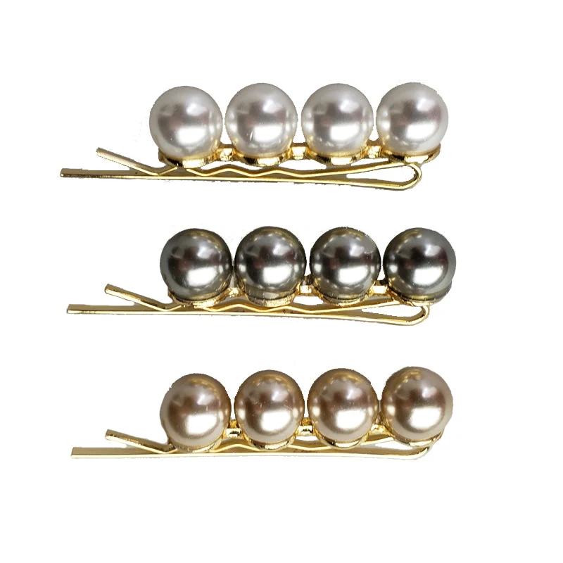 Fashionable Catherine the Great – Linear Pearls Bobby Pin Set 3pc Specialty