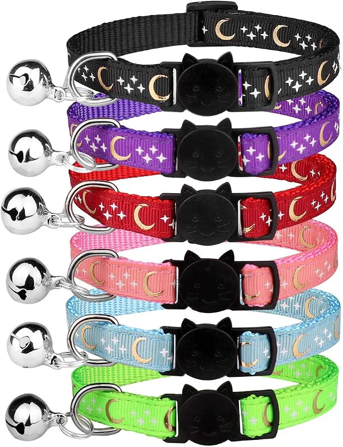Quality 6 PCS Breakaway Cat Collars Sophisticated