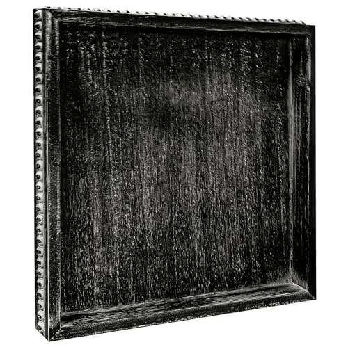 First-Class Square Wood Serving Tray Natural