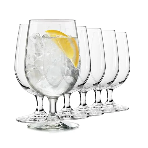 Easy-to-Use Entertaining Essentials Stemmed Water Glasses 6 Count Premium Material
