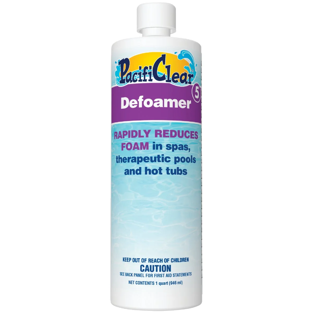 Convenient PacifiClear 1 Qt. Liquid Defoamer Foam Inhibitor Green