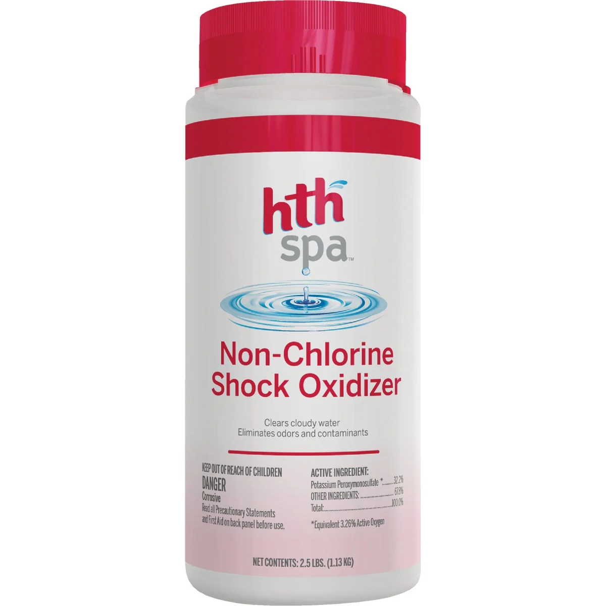 Expertly Made HTH Spa 2.5 Lb. Non-Chlorine Shock Oxidizer Granule Next-Generation