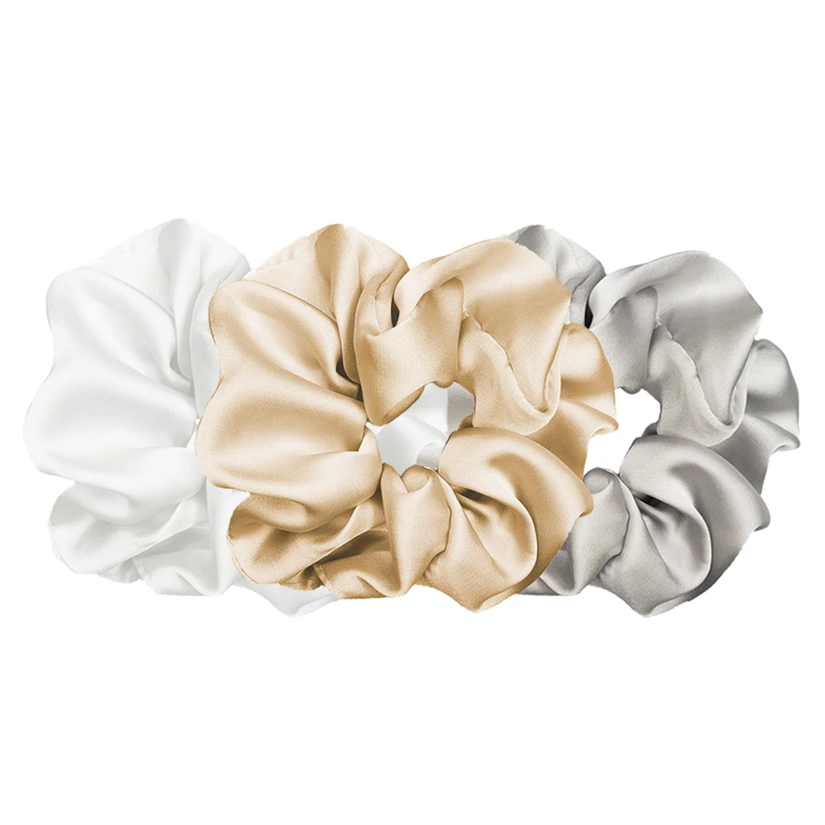 Crafted Luxe Plush Scrunchie – Gentle and Mellow 3pcs Modern