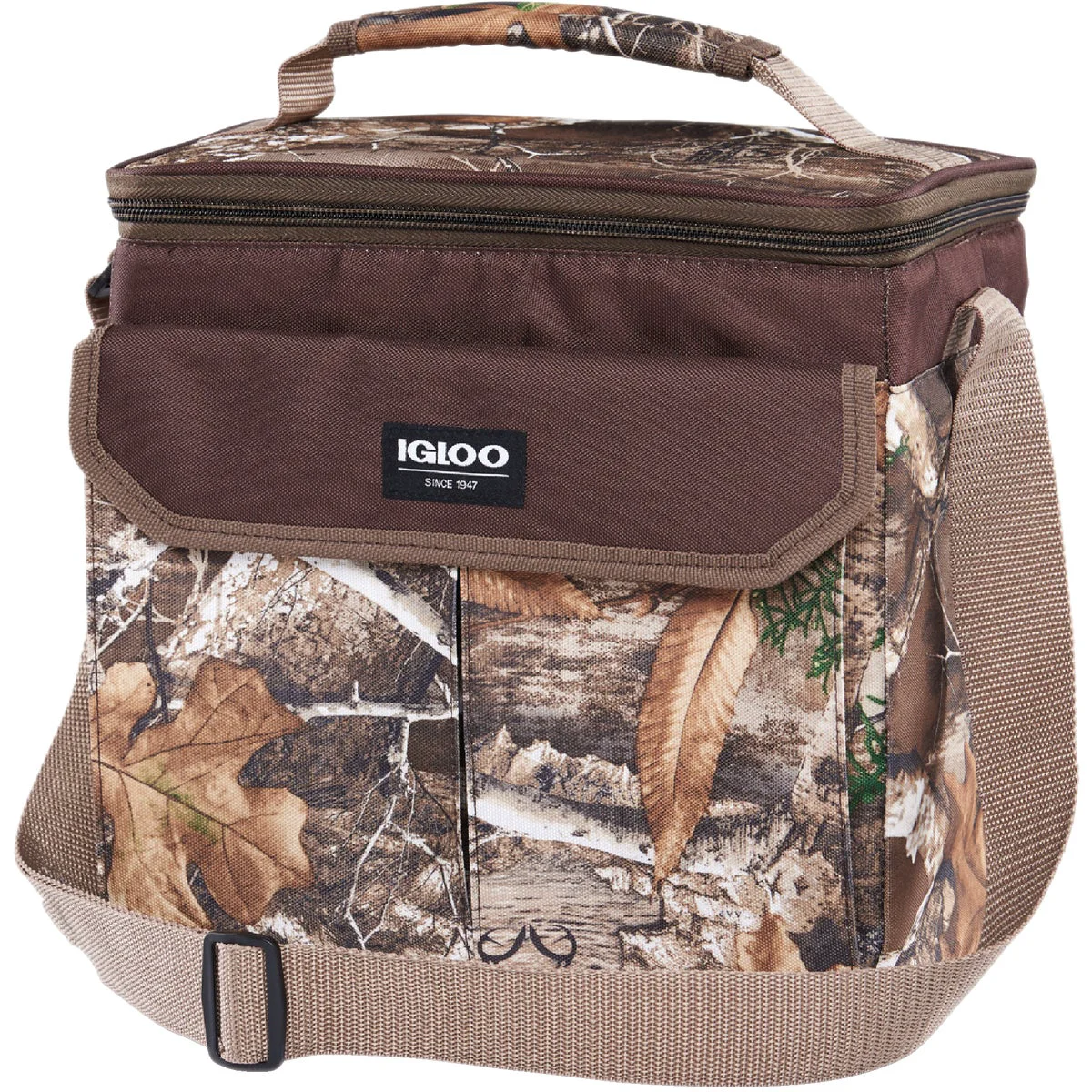Quality Igloo Tree MaxCold 12-Can Soft-Side Cooler Camouflage Reliable